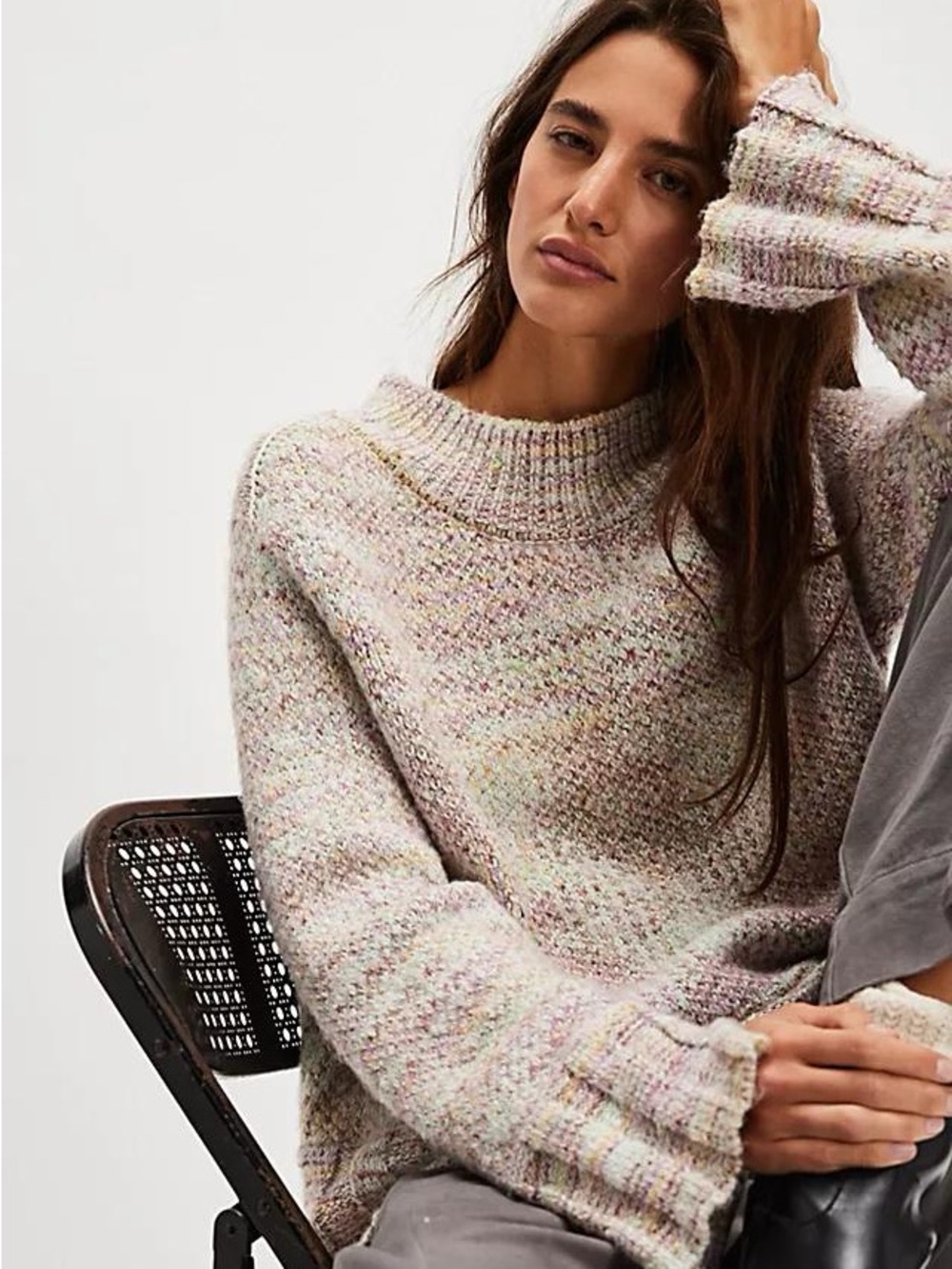 Free People Cotton Candy Pullover